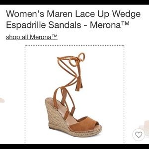 Merona espadrille wedges